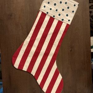 Hand painted Christmas stocking